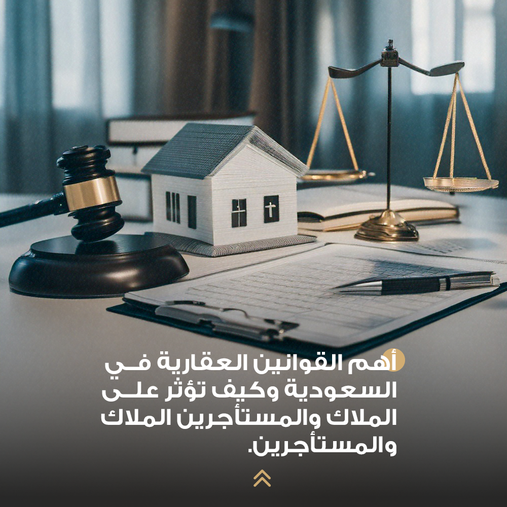 أهم القوانين العقارية في السعودية وكيف تؤثر على الملاك والمستأجرين