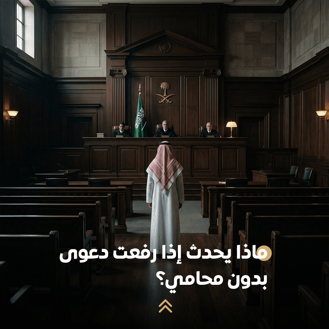 ماذا يحدث إذا رفعت دعوى بدون محامي؟ 