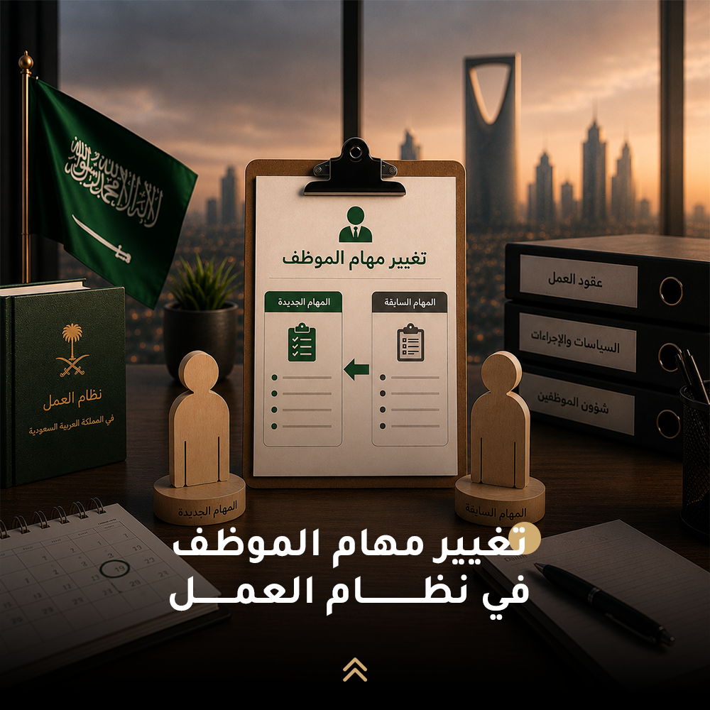تغيير مهام الموظف في نظام العمل السعودي