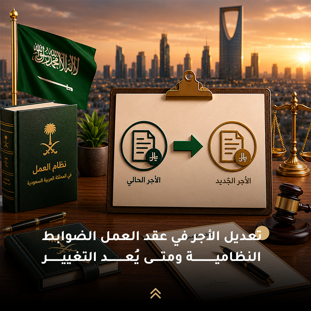 تعديل الأجر في عقد العمل الضوابط النظامية ومتى يُعد التغيير