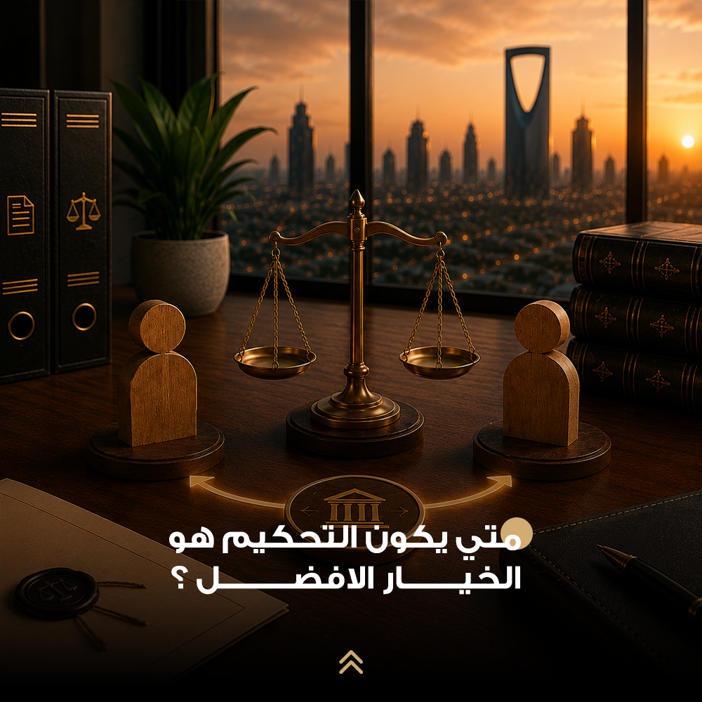 متى يكون التحكيم هو الخيار الأفضل؟