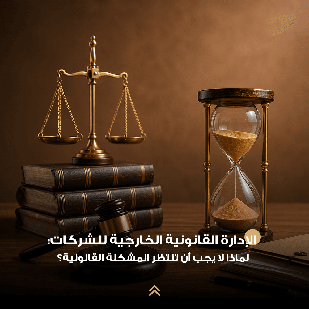 الإدارة القانونية الخارجية للشركات لماذا لا يجب أن تنتظر المشكلة القانونية؟