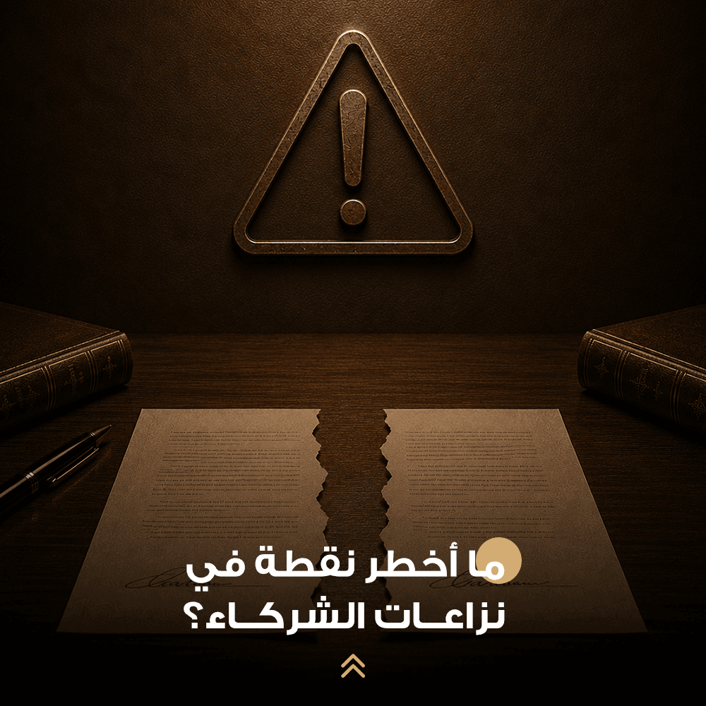 ما أخطر نقطة في نزاعات الشركاء؟
